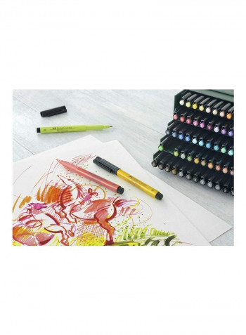 Pack Of 48 Pitt Artist Colour Pens Multicolour