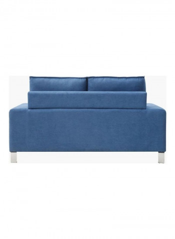 Caster 2-Seater Sofa Blue