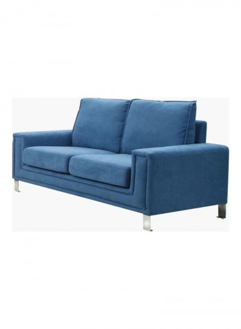 Caster 2-Seater Sofa Blue