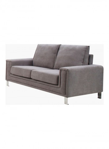 Caster 2-Seater Sofa Grey