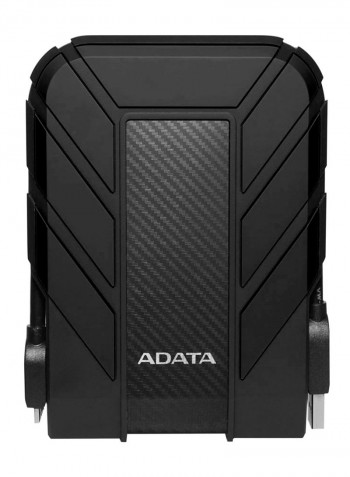محرك أقراص صلبة خارجي محمول ADATA HD710 مضاد للصدمات بمنفذ USB 3.1 أسود