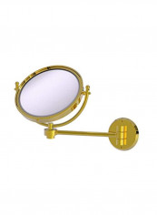 Mirror With 4x Magnification Gold/Silver 8inch