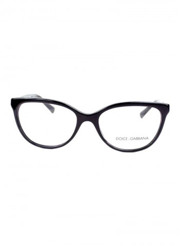 Cat Eye Eyeglasses - Lens Size: 55 mm للنساء