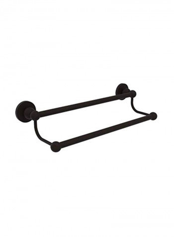 Bolero Collection Double Towel Bar Black