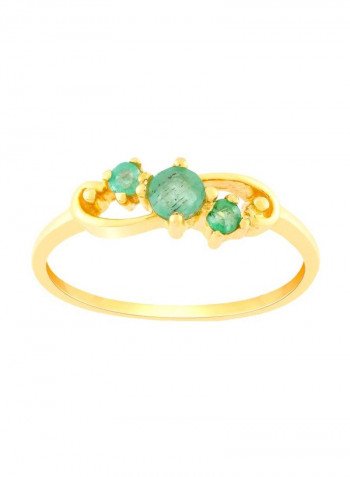 22 Karat Yellow Yellow Gold Precia Gemstone Studded Ring