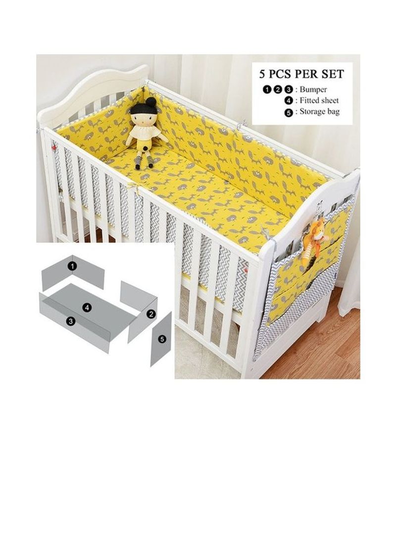 Fox Baby Crib Bumper Cotton Protector Nursery Bed
