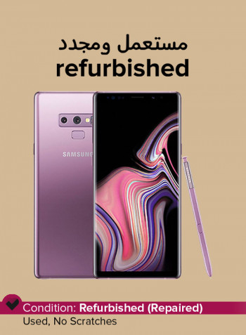Refurbished - Galaxy Note9 Dual SIM Lavender Purple 128GB 6GB RAM 4G LTE