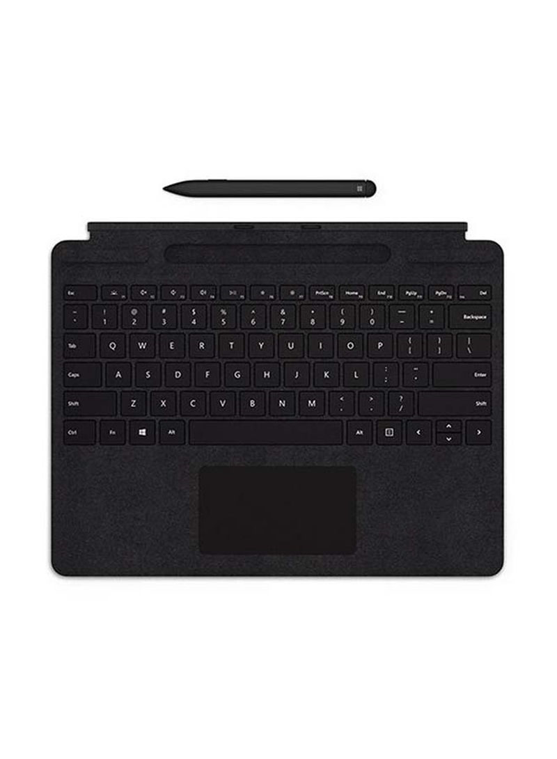 Surface Pro X Sig Keyboard With Slim Pen Bundle black