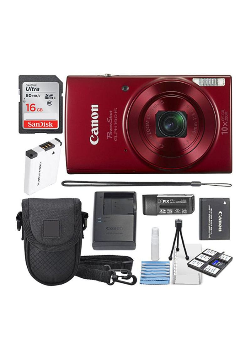 20MP PowerShot Digital Point And Shoot Camera With Accessories Kit