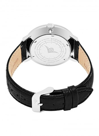 Men's Leather Analog Watch 733.02