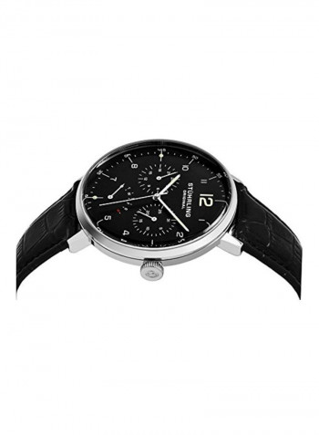 Men's Leather Analog Watch 733.02