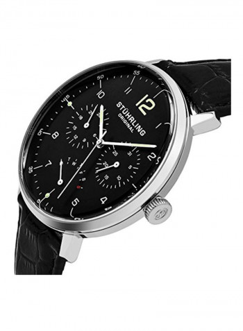 Men's Leather Analog Watch 733.02