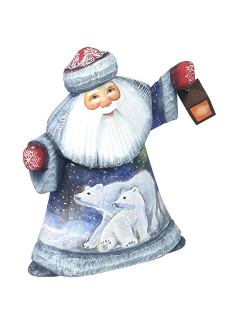 Polar Story Santa Figurine White/Red/Blue 9inch