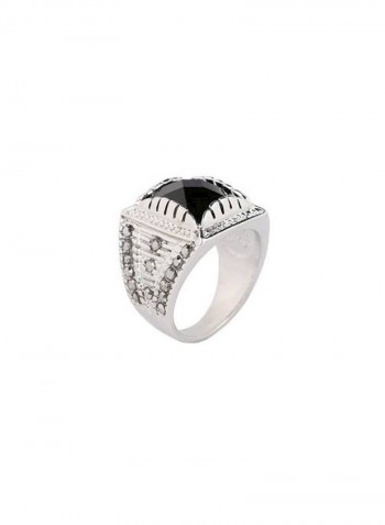 Stainless Steel Vintage Square Ring