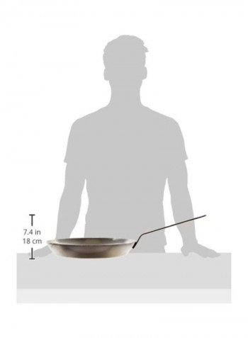 Round Frying Pan Grey 4inch