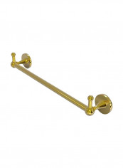 Shadwell Collection Towel Bar With Integrated Hooks Gold 24inch