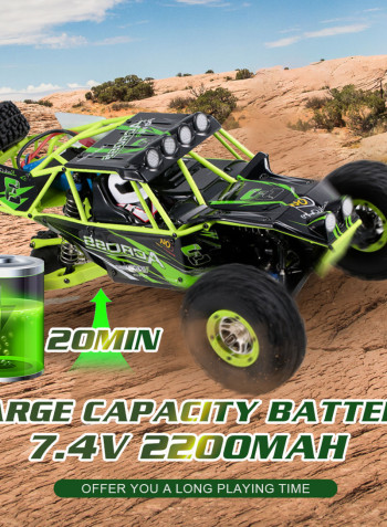 1/10 Scale 2.4G 4WD 30km/h High Speed Remote Control Off Road Truck 60cm