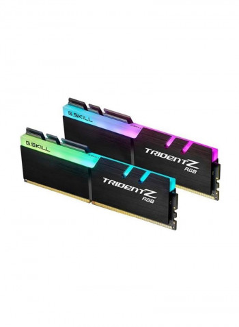 2-Piece TridentZ RGB DDR4 RAM Set 16GB Black/Gold