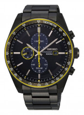 Men's Solar Powered Stainless Steel Chronograph Watch SSC723P1