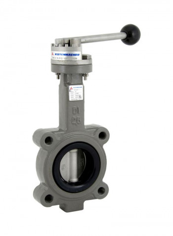 Classic Ductile Iron Butterfly Valve Grey/Black