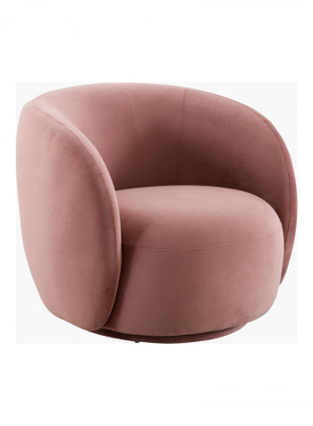 Swivel Chair Pink 86 x 82cm