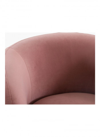 Swivel Chair Pink 86 x 82cm
