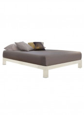 Motif Design Aura Platform Bed Without Mattress White 180 x 200centimeter