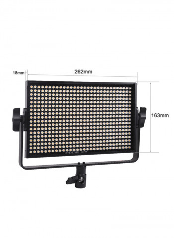 LED Video Light Panel Lamp Black