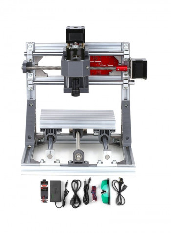 DIY CNC Laser Engraver Kit 260x240x220millimeter Silver