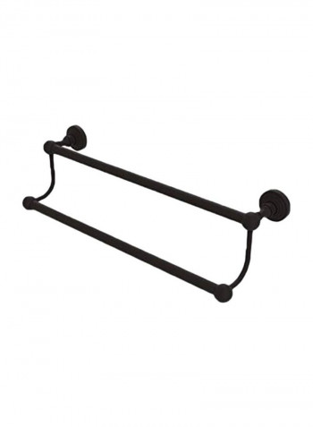Waverly Place Collection Towel Bar Black 24x26x5inch