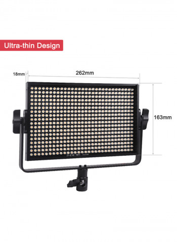 Ultra Thin Fix Colour LED Light Black
