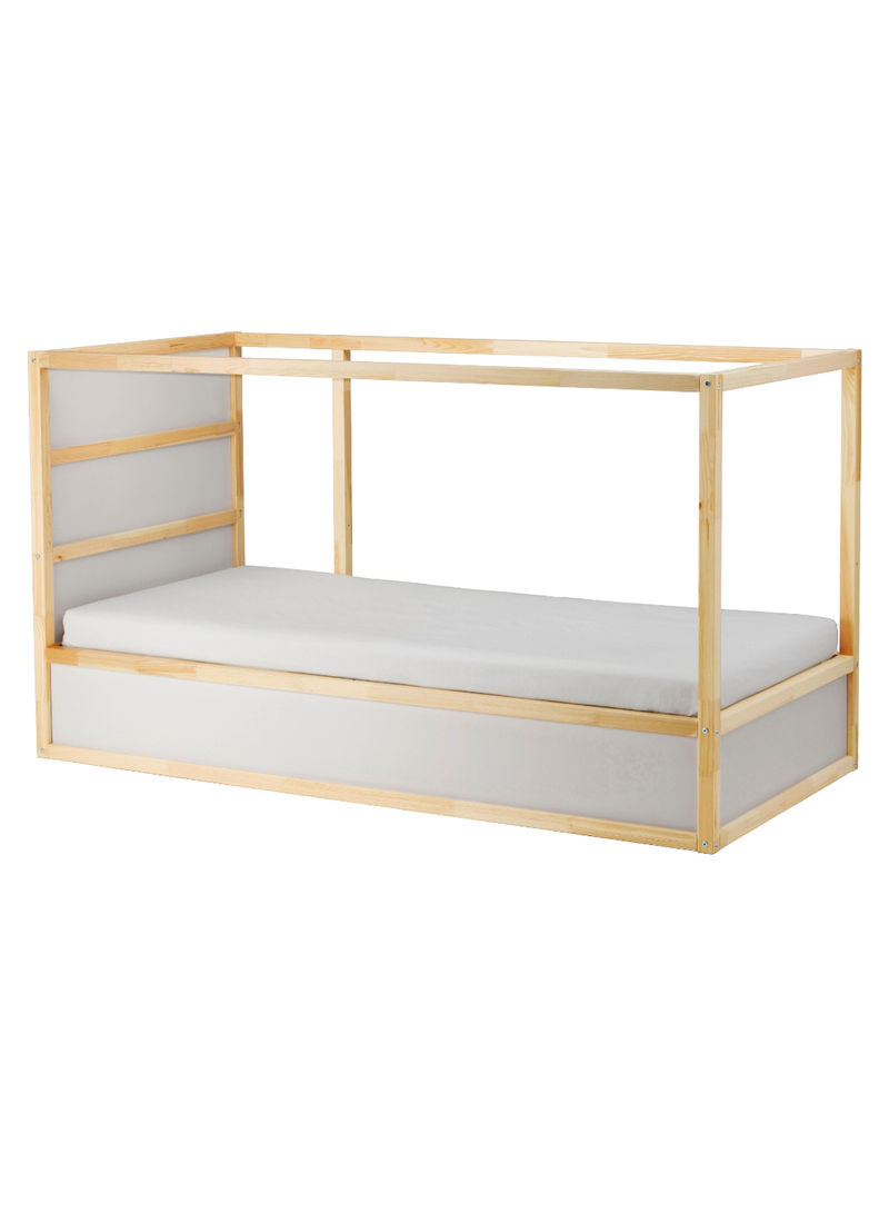 Room Organizer Reversible Bed White/Brown