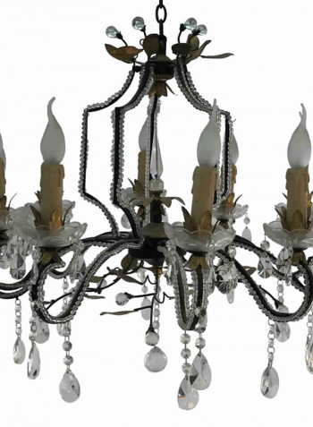 Chandelier Black/Gold/Clear 700X650millimeter