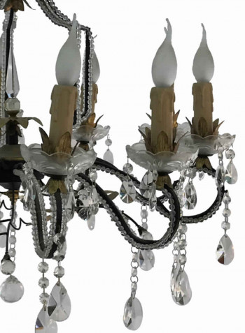 Chandelier Black/Gold/Clear 700X650millimeter