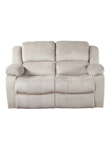 Jasper 2-Seater Recliner Sofa Brown 97.5 x 154cm