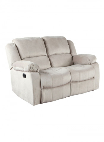 Jasper 2-Seater Recliner Sofa Brown 97.5 x 154cm