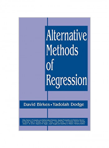 Alternative Methods of Regression Hardcover
