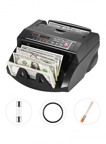 Automatic Multi Currency Cash Counting Machine Black