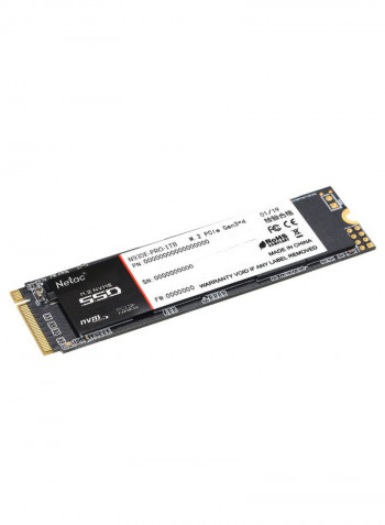 M2 NVME SSD Solid State Drive 1TB Black/Gold