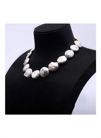 925 Sterling Silver Freshwater Cultured Pearl Necklace