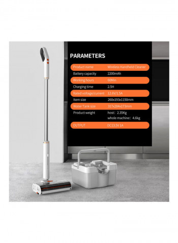 WYPE Sweeping and Mopping Device H36589UK Silver/Black