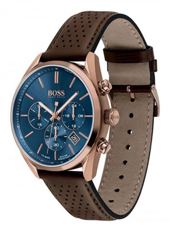 Men's Champion Water Resistance Leather Analog Watch 1513817