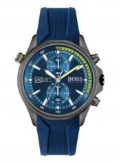 Men's Globetrotter Water Resistance Silicone Analog Watch 1513821