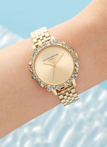 Women's Stainless Steel Limited Edition Bejewelled Analogue Watch OB16US30