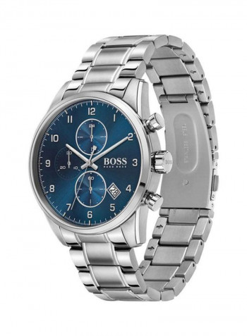 Men's Skymaster Water Resistance Stainless Steel Chronograph Watch 1513784