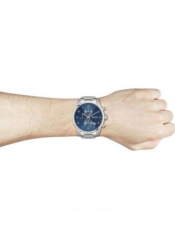 Men's Skymaster Water Resistance Stainless Steel Chronograph Watch 1513784