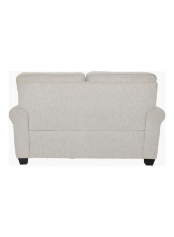 2-Seater Sofa with 4 Cushions Grey 154 x 88cm