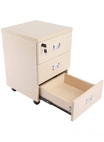 Bentuk Modern Workstation Oak 75cm