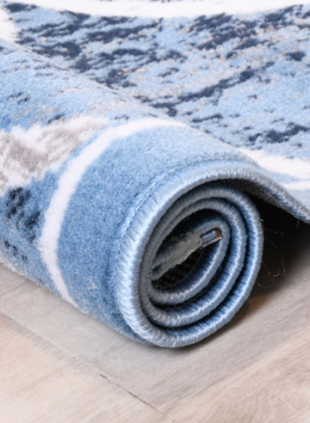 Hanan Collection Modern Contemporary Carpet Blue/White