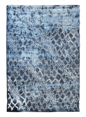 Hanan Collection Modern Contemporary Carpet Dark Blue/Light Blue